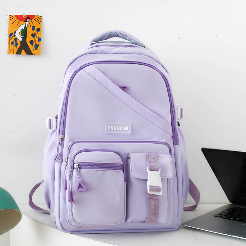 Business Large Capacity Backpack Early High School Student Schoolbag Fashion Simple Computer Bag Leisure Travel Backpack Bag