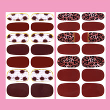 Load image into Gallery viewer, 6 Sheets Full Wraps Nail Polish Stickers,Leopard Printed Self-Adhesive Nail Art Decals Strips Manicure Kits Nail Art DIY Decals For Women Girls Decoration Manicure Design