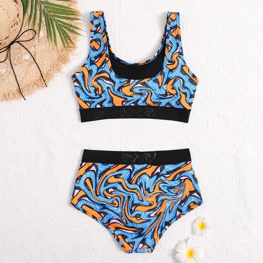 Women's Swimwear Designer Sexy Swimsuit Solid Bikini Set Textile Low Waist Bathing Suits Beach Wear F Letter Swimming Suit for Women