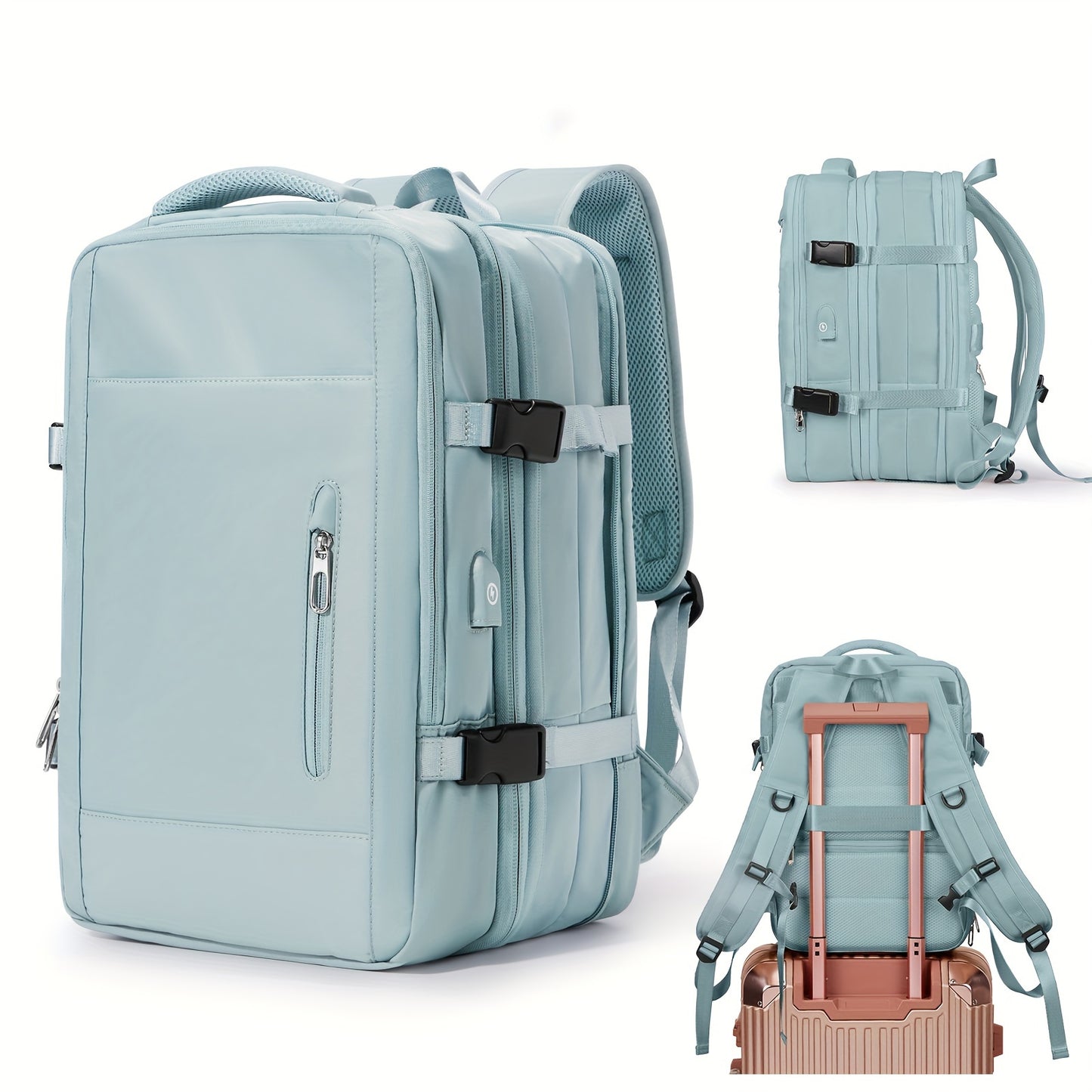 Waterproof Travel Backpack - Durable & Stylish, Spacious for Short Trips, Laptop Compartment, Airplane Approved - Perfect for Ladies, Men, College Students & Business Travelers