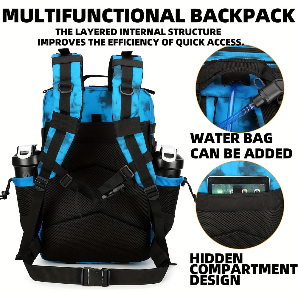 25L Lightweight Hiking Backpack - Durable & Comfortable for Men & Women - Tactical Assault Pack with Expandable Pouches, Molle Webbing, and Water-Resistant Compartments - Perfect for Outdoor Travel & Adventures