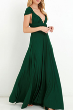 Load image into Gallery viewer, funninessgames Fashion Elegant Solid Patchwork Backless Strap Design Evening Dress Dresses