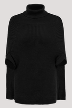 Load image into Gallery viewer, Casual Street Solid Patchwork Turtleneck Tops Sweater (Without Belt)(4 Colors)