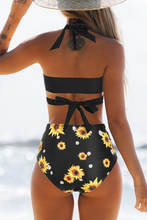 Load image into Gallery viewer, funninessgames Casual Print Split Joint Swimwears