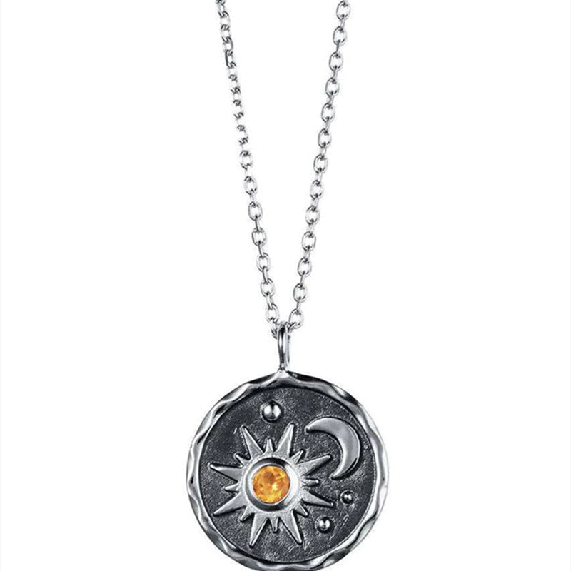 funninessgames Wisherryy Sun & Moon Carved Mistery Necklace