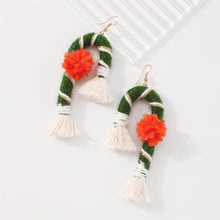 Load image into Gallery viewer, funninessgames Casual Daily Party Patchwork Tassel Earrings