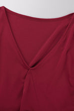 Load image into Gallery viewer, funninessgames Elegant Solid Slit Fold V Neck Evening Dress Dresses(4 Colors)