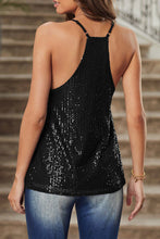 Load image into Gallery viewer, funninessgames Sexy Simplicity Solid Sequins V Neck Tops