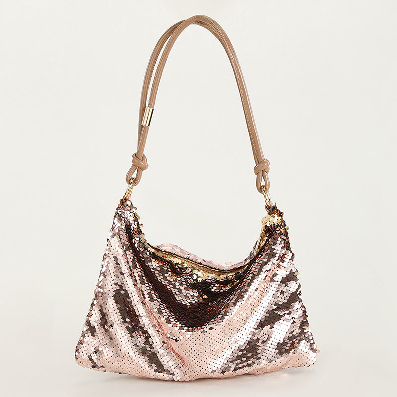 funninessgames Casual Solid Sequins Patchwork Bags