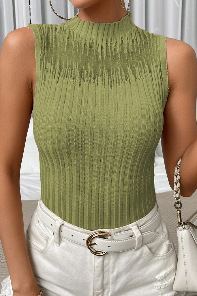 funninessgames Sexy Simplicity Solid See-through Half A Turtleneck Tops