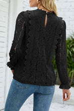 Load image into Gallery viewer, funninessgames Elegant Solid Lace V Neck Tops