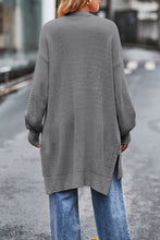 Load image into Gallery viewer, Street Solid Pocket Cardigan Collar Tops