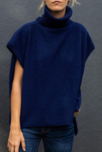 Load image into Gallery viewer, Work British Style Solid Patchwork Turtleneck Tops