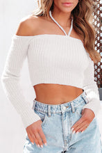 Load image into Gallery viewer, funninessgames Solid Bandage Off the Shoulder Tops(6 Colors)