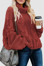 Load image into Gallery viewer, Casual Solid Patchwork Turtleneck Tops(9 Colors)