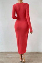 Load image into Gallery viewer, funninessgames Elegant Solid Slit Square Collar Wrapped Skirt Dresses