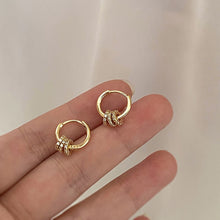 Load image into Gallery viewer, 2022 Korean New Exquisite Bow Pearl Stud Earrings For Women Contracted Crystal Heart Shape Earring Girl Temperament Jewelry