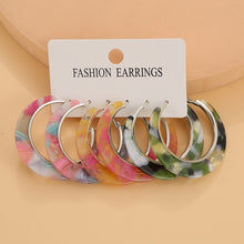 Load image into Gallery viewer, Trend Korean Flower Hoop Earrings For Women Fashion Pink Long Tassel Dangle Earrings Boho Luxury Pearl Ear Girl Party Jewelry