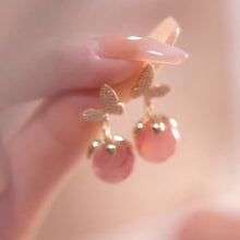 Load image into Gallery viewer, Exquisite Pearl Zircon Stud Earrings For Women Shiny Rhinestone Butterfly Flower Love Heart Shape Earring Christmas Jewelry Gift