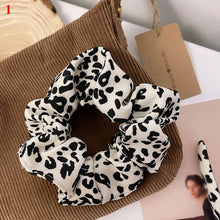 Load image into Gallery viewer, Women Girls Vintage Elegant Leather Elastic Hair Bands Lady Lovely Soft Scrunchies Rubber Bands Female Fashion Hair Accessories