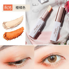 Load image into Gallery viewer, Double Color Glitter Eye shadow Stick Matte Eyeshadow Makeup Waterproof Bicolor Shimmer Cosmetics Beauty Makeup Tool