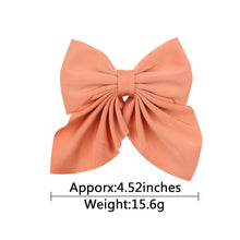 Load image into Gallery viewer, 1Piece Big Hair Bow Ties Hair Clips Satin Two Layer Butterfly Bow For Girls Bowknot Hairpin Trendy Hairpin Hair Accessories