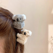 Load image into Gallery viewer, 2022 Women Girls Cute Side Bangs Clip Plush Koala Bear Ornament Hair Clips Lady Soft Barrettes Hairpins Female Hair Accessories