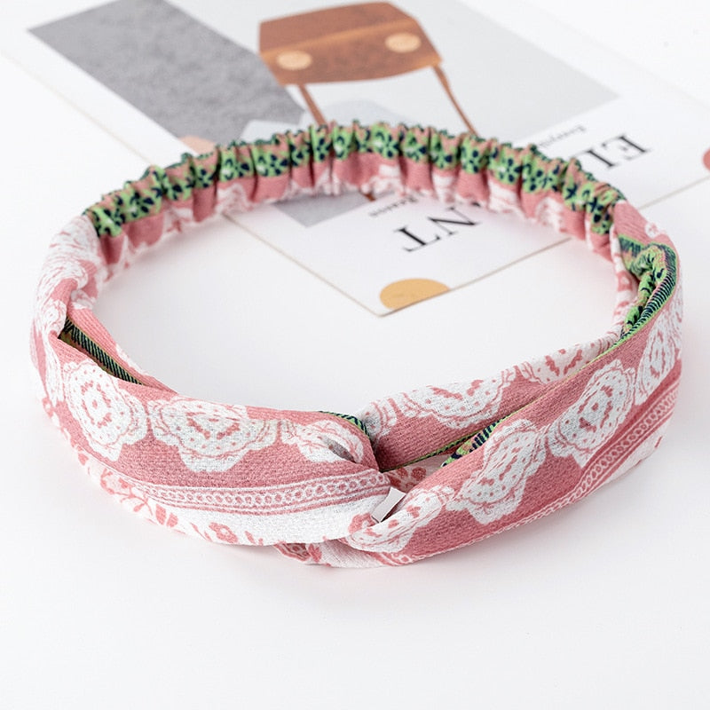 Headband Suede face wash headband literary fashion solid color cross knitted hair band Hair accessories  y2k