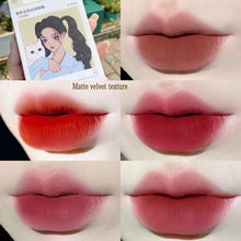 Load image into Gallery viewer, 5pcs/set Cute Lip Gloss Gift Box Moisturizing Color Non-stick Lip Glaze Long Lasting Liquid Lipstick Set Waterproof Cosmetics