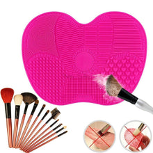 Load image into Gallery viewer, Silicone Makeup Brush Cleaner Make Up Washing Brush Washing Cosmetic Foundation Makeup Brush Cleaner Pad Scrubber Board Tool