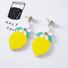 Load image into Gallery viewer, Earrings For Women Novelty Acrylic Drop Earrings Funny Jewelry Party Gift Food Donut Burger Lollipop Ice Cream Fruit Avocado
