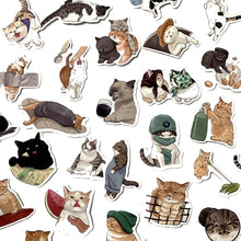 Load image into Gallery viewer, 10/30/54pcs Cute Cats Animal Graffiti Stickers Cartoon Decals Kids Toy DIY Diary Suitcase Scrapbook Phone Laptop Bike Sticker