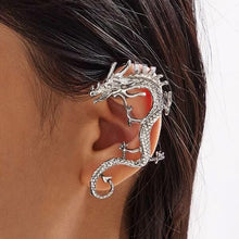 Load image into Gallery viewer, Dragon Ear Clip Vintage Punk Jewelry Accessories Earrings for Women and Men Clip on Earrings Boucle Oreille Femme 2022 Party