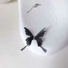 Load image into Gallery viewer, Sexy Black Lace Butterfly Chokers Necklaces For Women Summer Fashion White Transparent Chocker Club Party Jewelry New