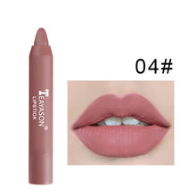 Load image into Gallery viewer, Nude Series Velvet Matte Lipstick Pencil Waterproof Long Lasting Red Lip Stick Non-Stick Cup Makeup Lip Tint Pen Cosmetic Makeup