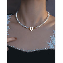 Load image into Gallery viewer, 2022New Vintage Irregular Pearl Jewelry Gold Plated Chunky Link Chain Layered Necklaces for Women Ladies Pearl Necklace