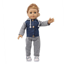 Load image into Gallery viewer, Doll Clothes 3 Pcs/Set for American 18 Inch Girl &amp; 43 cm Born Baby Items Our Generation 38cm Nenuco Ropa y su Hermanita,Xmas