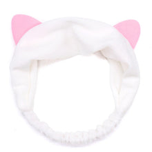 Load image into Gallery viewer, Woman Lovely Rabbit Headband Bow Elastic Hairband Wash Face Turban Girls Cute Hair Holder Ladies Band Hair Accessories bunny ear