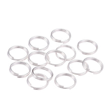 Load image into Gallery viewer, 50-200pcs/bag 4 5 6 8 10 12 mm Open Jump Rings Double Loops Split Rings Connectors For Diy Jewelry Making Findings Accessories