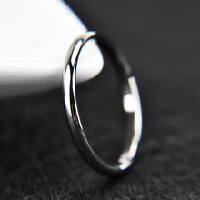 Load image into Gallery viewer, 2mm Stainless Steel Thin Ring Rose Gold Black For Women Men Minimalist Ring Jewelry Party Simple Fashion Gift Size 3 To 10