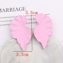 Load image into Gallery viewer, Pink Color Flower Drop Earrings for Women Summer Geometry Heart Leaf Butterfly Brincos Lovely Party Jewelry Valentine&#39;s Day Gift