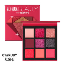 Load image into Gallery viewer, 9 Colors Glitter Eyeshadow Makeup Pallete Matte Eye Shadow Palette Shimmer And Shine Diamond Eyeshadow Powder Pigment Cosmetics