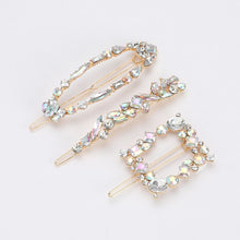 Load image into Gallery viewer, 1 Pcs/set Fashion Luxury Women Hairpin Set Bridal Barrettes Wedding Hair Clip Personality Alloy Rhinestone Bangs Clips