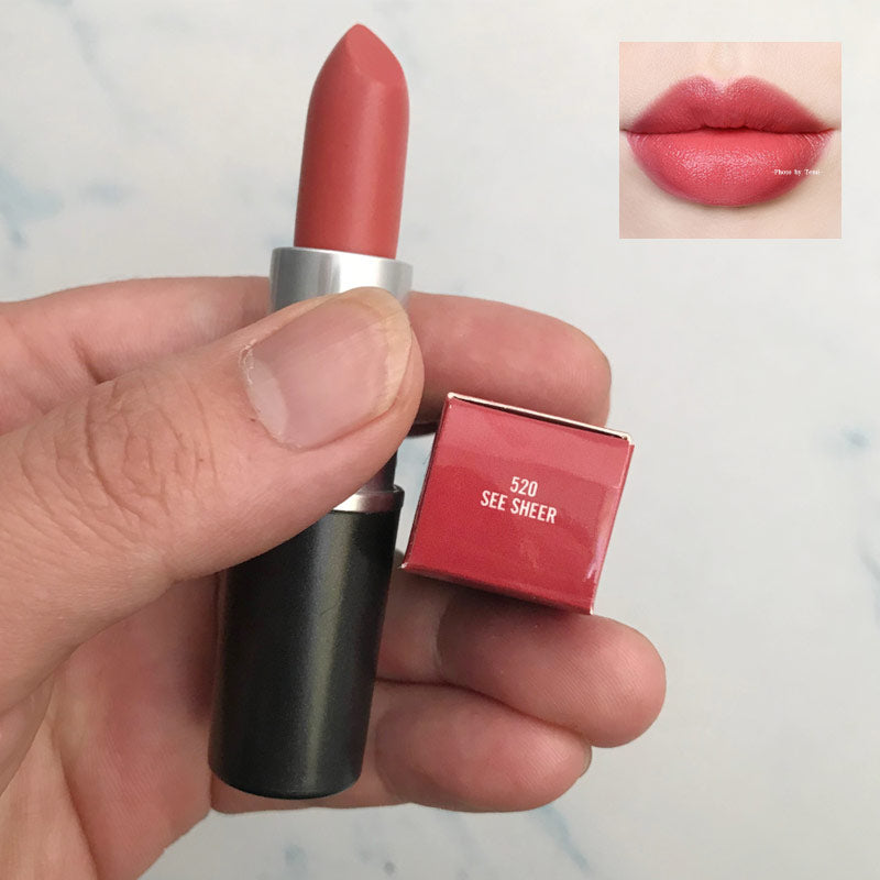 Top Quality Brand Makeup Red Matte Lipstick Rouge A Levres NET WT./POIDS NET 3g/0.10 US OZ Mocha Twig Chili Lips Cosmetic
