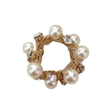 Load image into Gallery viewer, Elegant Pearl Hair Rope Bracelet Dual-Use Hair Ring Ball Head Tie Ponytail Rubber Band Female Ornament Accessories Present