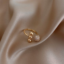 Load image into Gallery viewer, 2022 New Classic Zircon Circle Open Ring For Woman Sexy Finger Accessories Fashion Korean Jewelry Wedding Party Unusual Rings