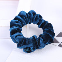 Load image into Gallery viewer, 2022 New Arrival Velvet Elastic Hair Ropes Scrunchies Girls&#39; No Crease Hair Ties Women Hair Accessories