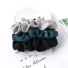Load image into Gallery viewer, 1 Set Scrunchies Hair Ring Candy Color Hair Ties Rope Autumn Winter Women Ponytail Hair Accessories 4-6Pcs Girls Hairbands Gifts