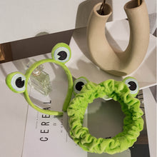 Load image into Gallery viewer, Funny Frog Makeup Headband Wide-brimmed Elastic Hairbands Cute Girls Hair Bands Women Hair Accessories Girls Hairband