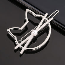 Load image into Gallery viewer, Chic Metal Geometric Hair Clip Round Triangle Barrettes Hairpin Barrette Hair Claws Women Girls Fashion Hair Accessories Gifts